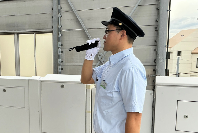 南武線おしごと体験会イベント駅業務体験イメージ(放送)
