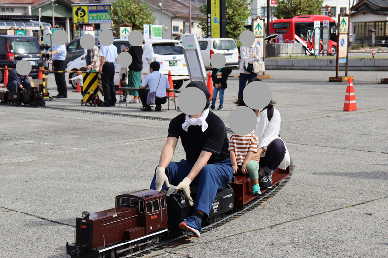 ▲2025年の「鉄道の日」_ミニSL運行の様子
