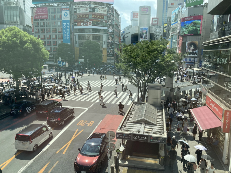 渋谷駅周辺の様子