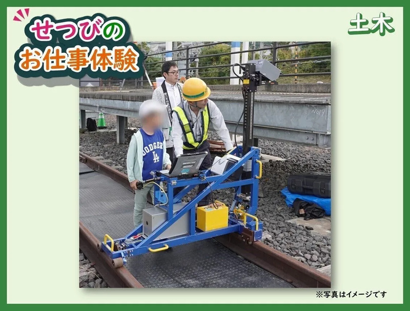 特殊な機械でホームの位置を確かめよう！