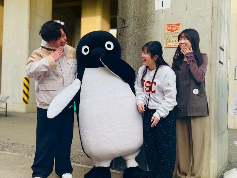 Suicaのペンギンの着ぐるみ