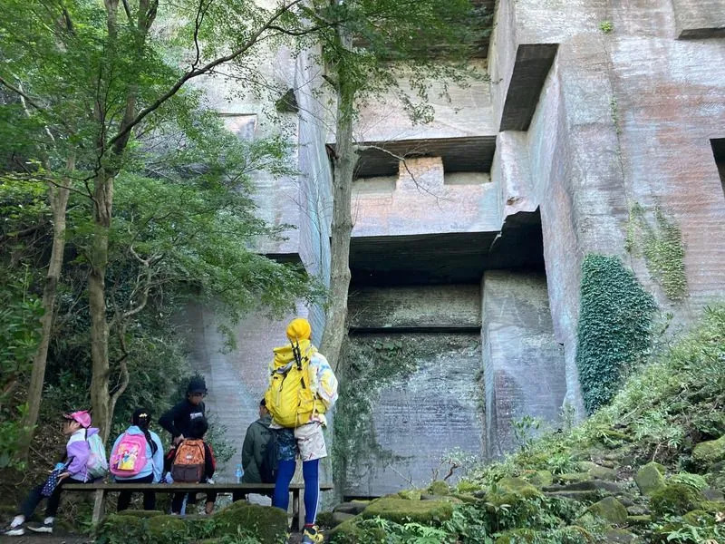 鋸山の景観