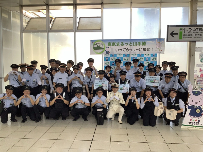 昨年度の大崎駅の様子