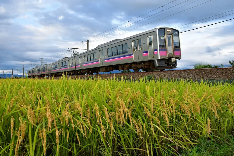 田沢湖線を走行する秋田新幹線「こまち」