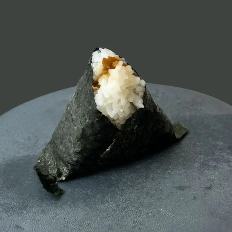 舞茸から味噌むすび