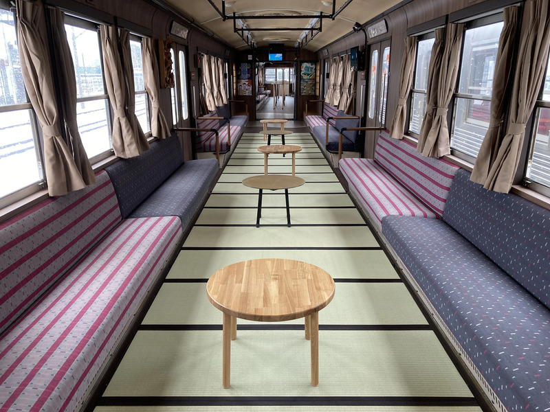 弘南鉄道イベント列車「津軽『時巡』」 車内公開