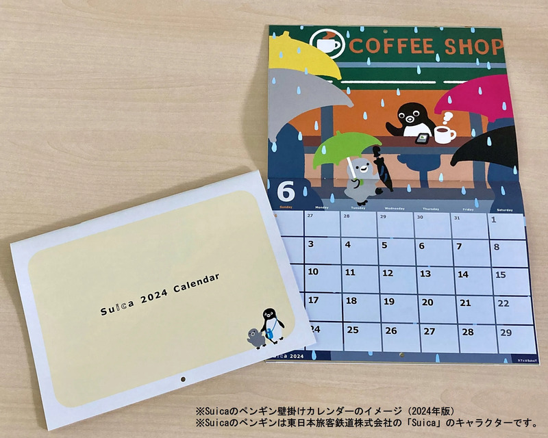 JR - 非売品 2019年 JR東日本 Suica ペンギン 壁掛け&amp;卓上カレンダー JR東日本、「Suicaのペンギンオリジナルカレンダー」が1000名
