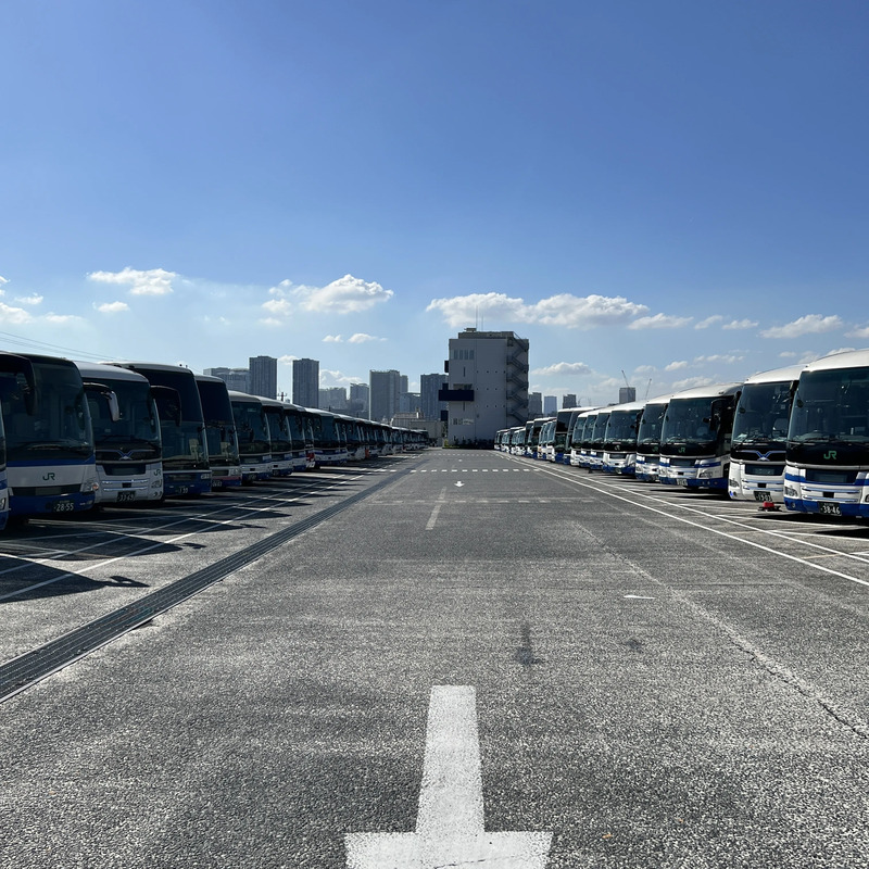 バスイベント】三菱ふそう製ダブルデッカー「エアロキング」車両の撮影