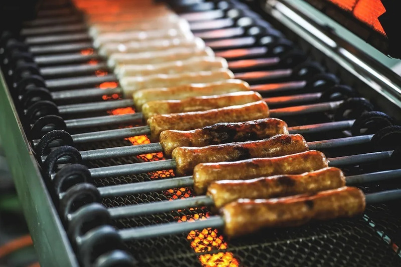 じゃこ天の焼き上げ