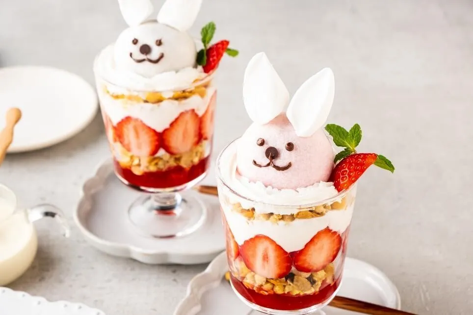 うさぎ♡パフェ うさぎパフェのレシピ・作り方 | JREメディア