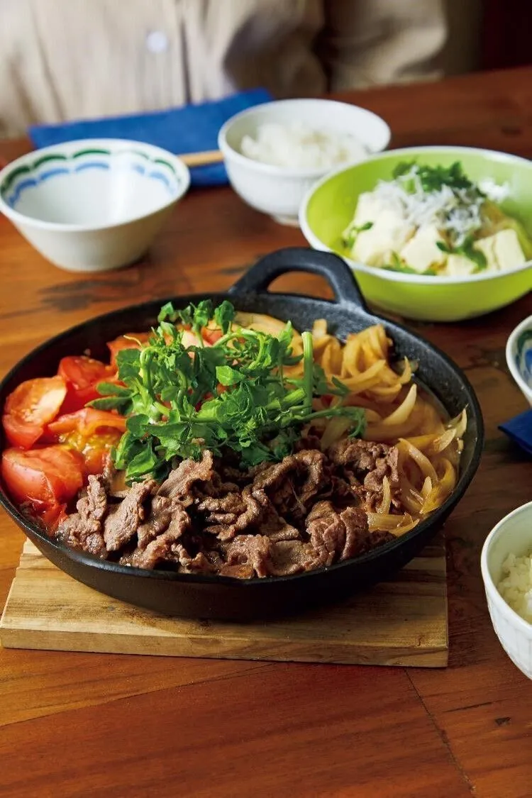 クレソンをのせる。