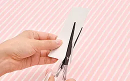 ステップ1で切り取った側面は1回り小さくカットする。