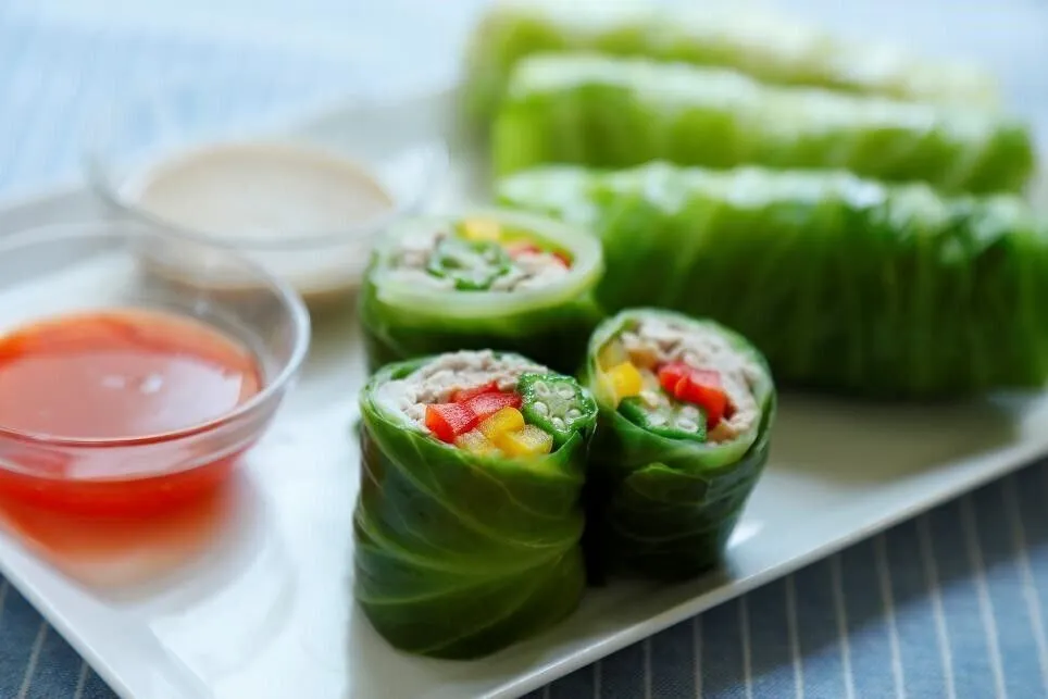 食べやすく切って器に盛り、ソースをつけていただく。